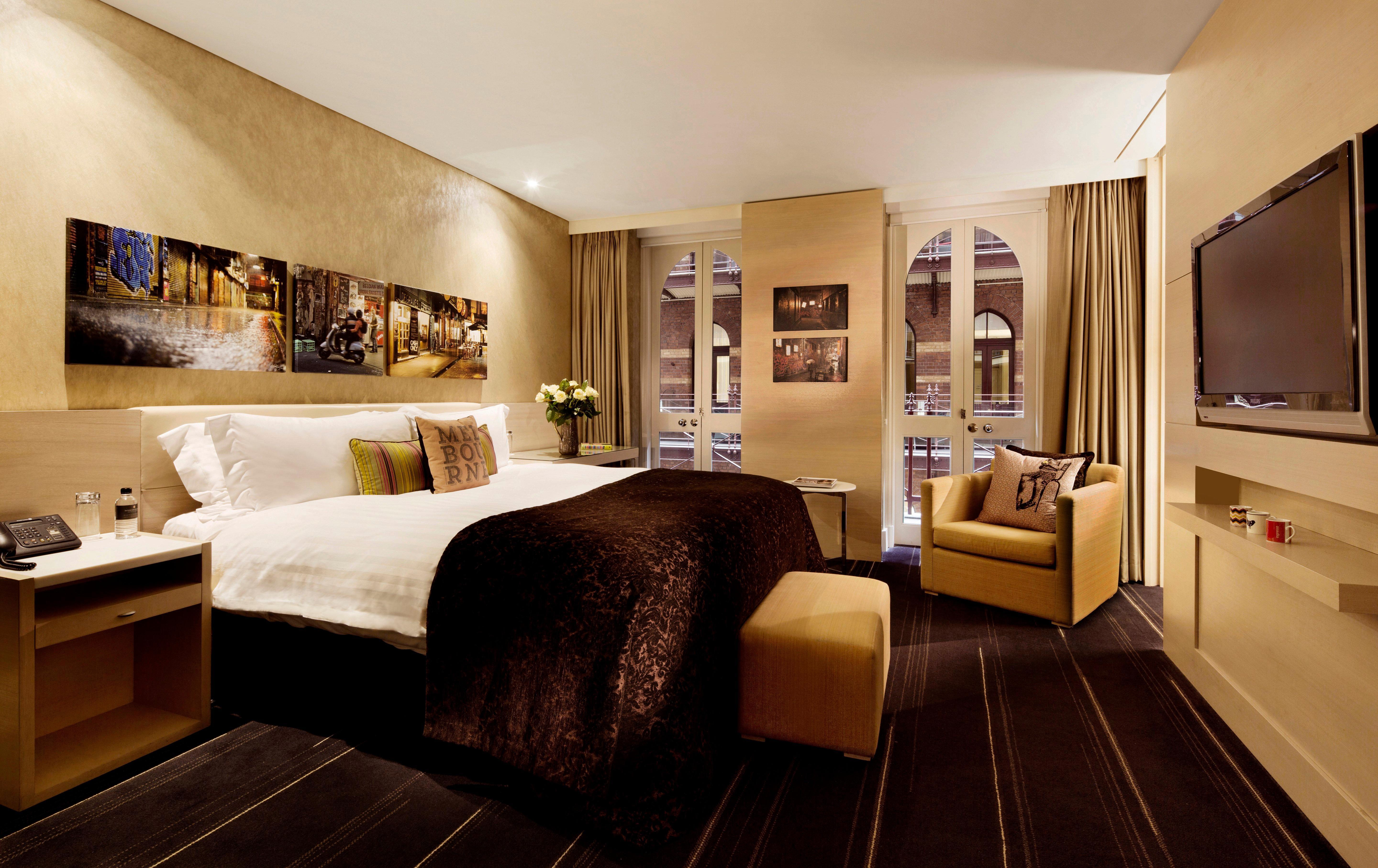 Intercontinental Melbourne The Rialto By Ihg Hotel Ngoại thất bức ảnh A bedroom at the Mandarin Oriental London